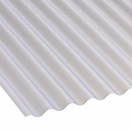 3050mm x 762mm PVC 3" Corrugated Clear Lightweight